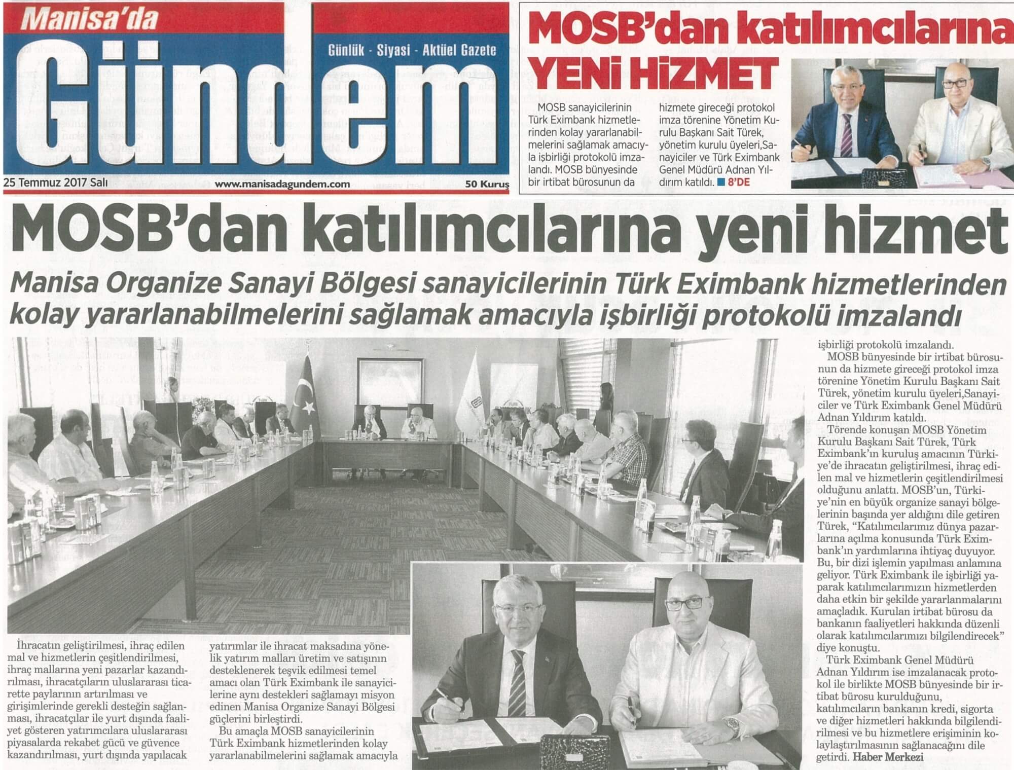 Mosb Repression MOSB'dan Katılımcılarına Anlamlı Ziyaret - MOSB - Manisa Organize ...