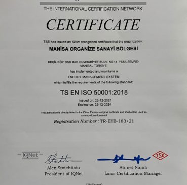 50001-sertifikası