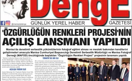 DENGE GAZETESİ ÖZGÜRLÜĞÜN RENKLERİ