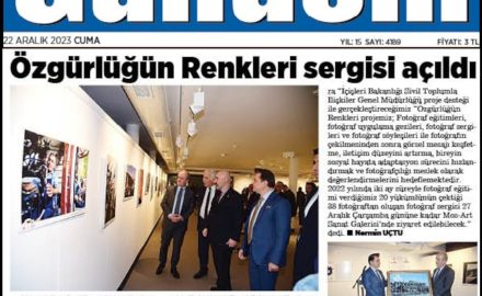 GÜNDEM GAZETESİ ÖZGÜRLÜĞÜN REKLERİ SERGİSİ ACILDI